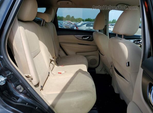 KNMAT2MV4GP716947 2016 NISSAN ROGUE Black Rear interior view