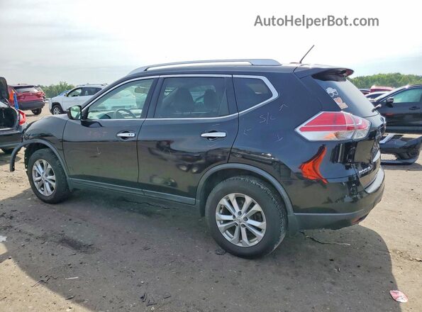 KNMAT2MV4GP716947 2016 NISSAN ROGUE Black Rear left