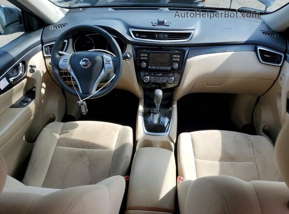 KNMAT2MV4GP716947 2016 NISSAN ROGUE Black Dashboard view