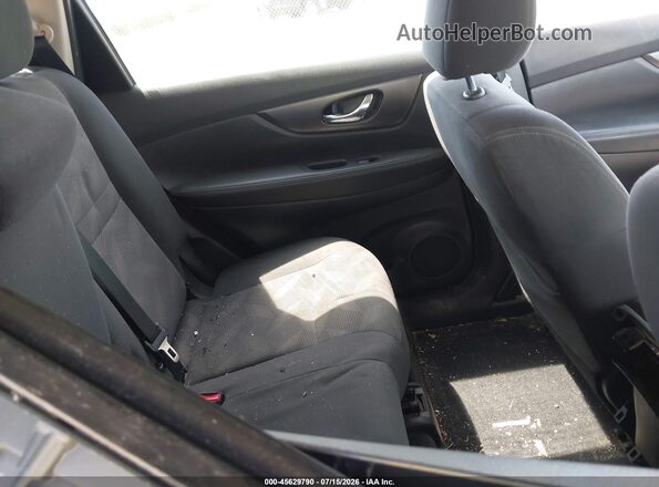 KNMAT2MV4GP734610 2016 NISSAN ROGUE Black Widok naklejki z numerem VIN