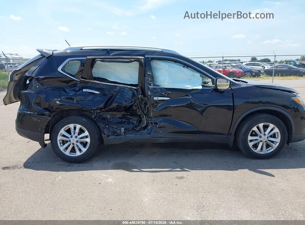 KNMAT2MV4GP734610 2016 NISSAN ROGUE Black Widok wnętrza 360 stopni