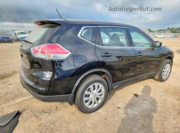 KNMAT2MV4GP737281 2016 NISSAN ROGUE Black Հետևի աջ