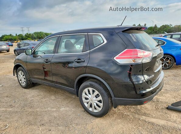 KNMAT2MV4GP737281 2016 NISSAN ROGUE Black Հետևի ձախ