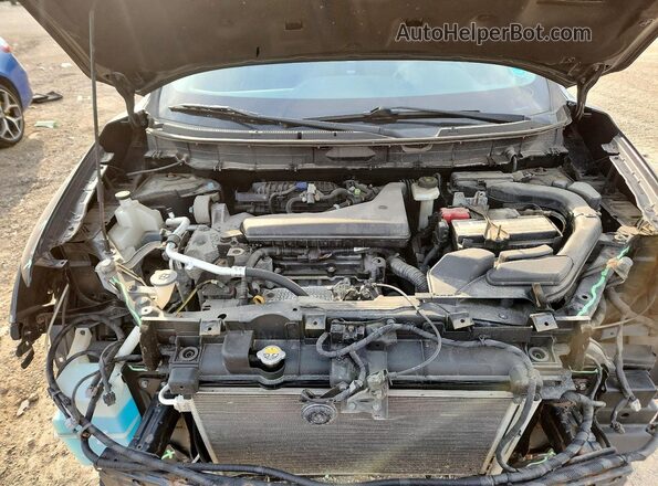 KNMAT2MV4GP737281 2016 NISSAN ROGUE Black Սալոնի հետևի տեսք