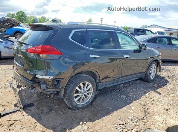 KNMAT2MV4HP504874 2017 NISSAN ROGUE Brown უკანა მარჯვენა