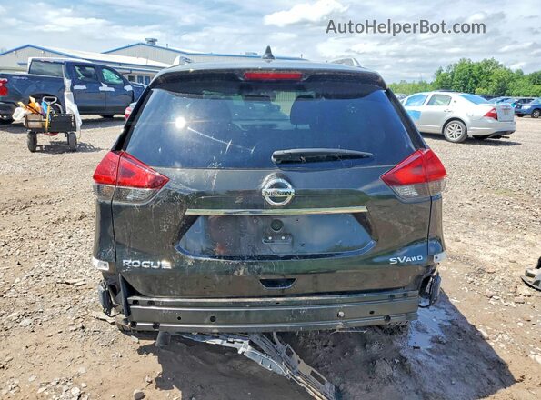 KNMAT2MV4HP504874 2017 NISSAN ROGUE Brown უკანა ხედი