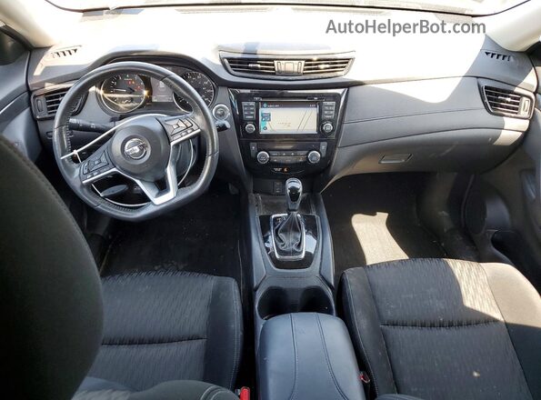 KNMAT2MV4HP504874 2017 NISSAN ROGUE Brown წინა პანელის ხედი
