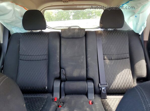 KNMAT2MV4HP504874 2017 NISSAN ROGUE Brown უკანა სავარძლების ხედი