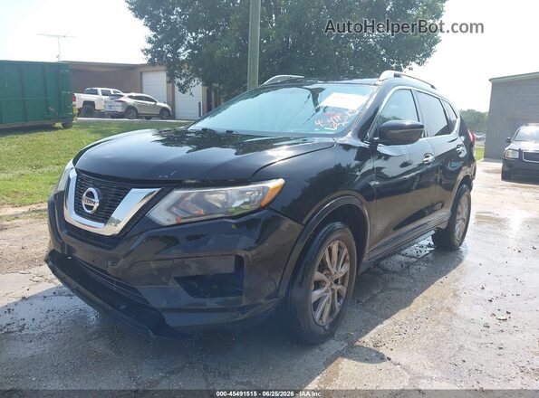 KNMAT2MV4HP519245 2017 NISSAN ROGUE Black Передня ліва чверть