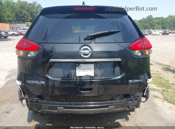 KNMAT2MV4HP519245 2017 NISSAN ROGUE Black Вид спереду