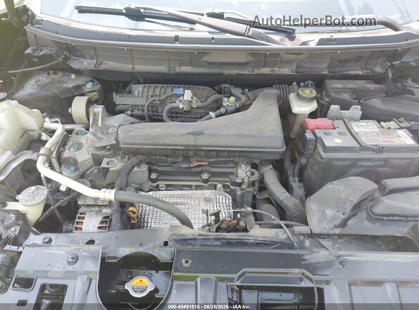 KNMAT2MV4HP519245 2017 NISSAN ROGUE Black Вид ззаду