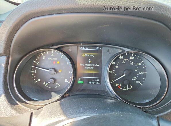 KNMAT2MV4HP523733 2017 NISSAN ROGUE White Вид щитка приладів