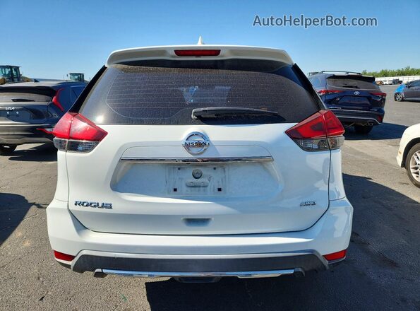 KNMAT2MV4HP523733 2017 NISSAN ROGUE White Вид ззаду