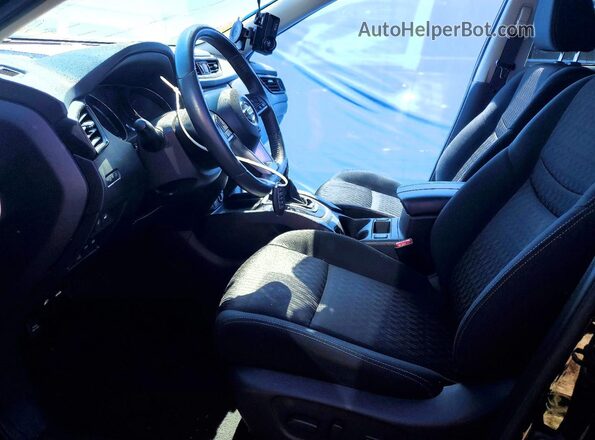 KNMAT2MV4HP594429 2017 NISSAN ROGUE Black Սալոնի դիմացի տեսք