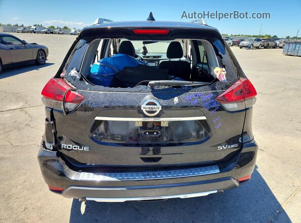 KNMAT2MV4HP594429 2017 NISSAN ROGUE Black Հետևի տեսք