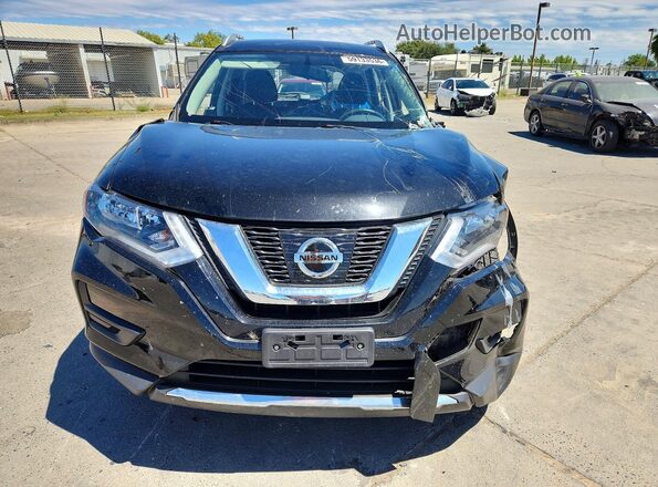 KNMAT2MV4HP594429 2017 NISSAN ROGUE Black Դիմացի տեսք