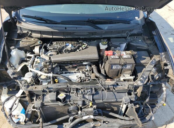KNMAT2MV4JP505626 2018 NISSAN ROGUE Black ძრავის განყოფილების ხედი