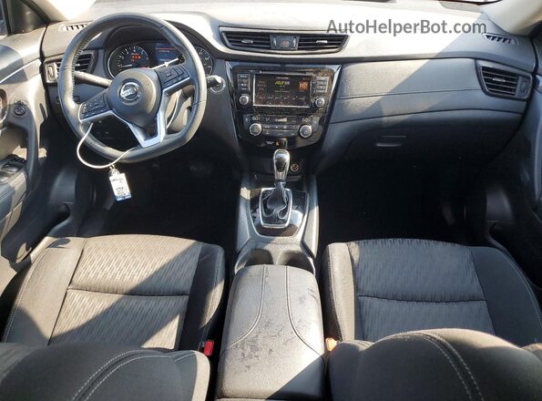 KNMAT2MV4JP505626 2018 NISSAN ROGUE Black წინა პანელის ხედი