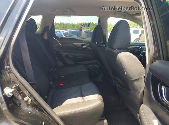 KNMAT2MV4JP510969 2018 NISSAN ROGUE Black Հետևի նստատեղերի տեսք