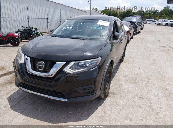 KNMAT2MV4JP520062 2018 NISSAN ROGUE Black Przód lewy