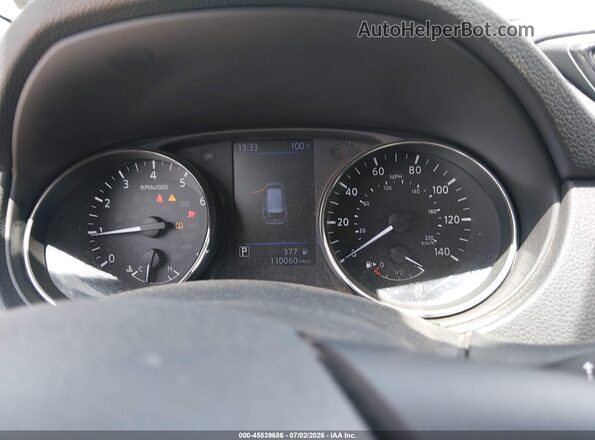 KNMAT2MV4JP520062 2018 NISSAN ROGUE Black Widok tylnych siedzeń