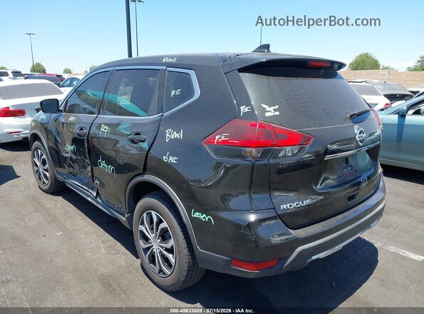 KNMAT2MV4JP522135 2018 NISSAN ROGUE Black უკანა მარცხენა