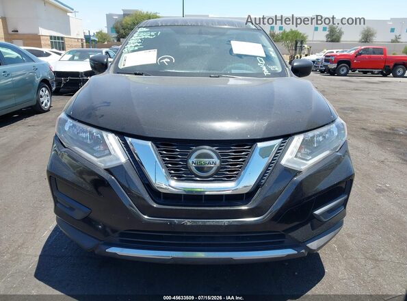 KNMAT2MV4JP522135 2018 NISSAN ROGUE Black უკანა სალონის ხედი