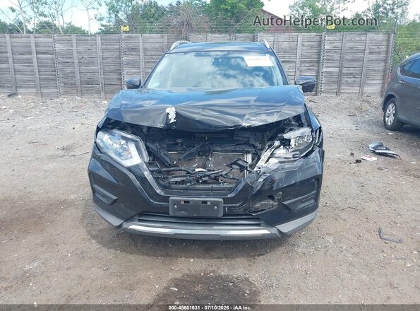 KNMAT2MV4JP538237 2018 NISSAN ROGUE Black წინა ხედი