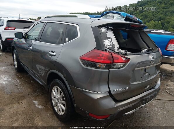 KNMAT2MV4JP559461 2018 NISSAN ROGUE Gray Trasero izquierdo