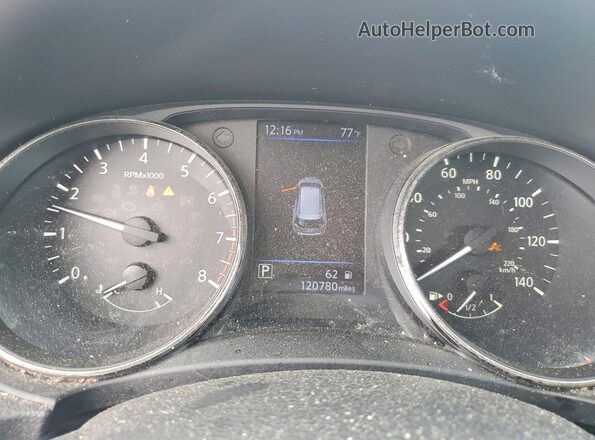 KNMAT2MV4JP568032 2018 NISSAN ROGUE Gray Instrument cluster view