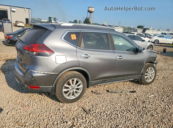 KNMAT2MV4JP608299 2018 NISSAN ROGUE Серый Задняя правая четверть