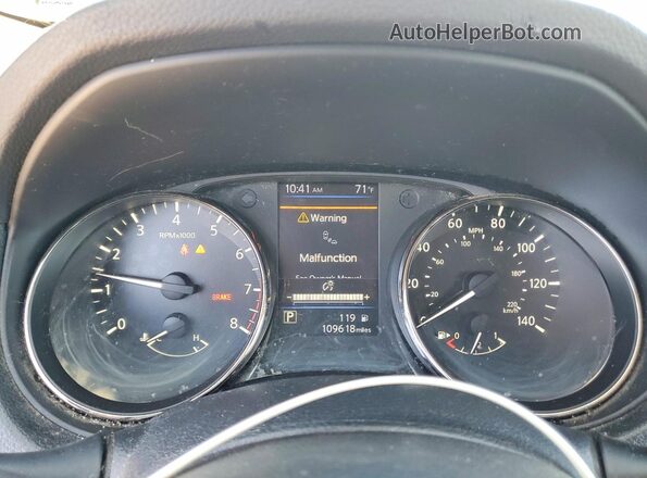 KNMAT2MV4KP507314 2019 NISSAN ROGUE Черный Вид щитка приборов