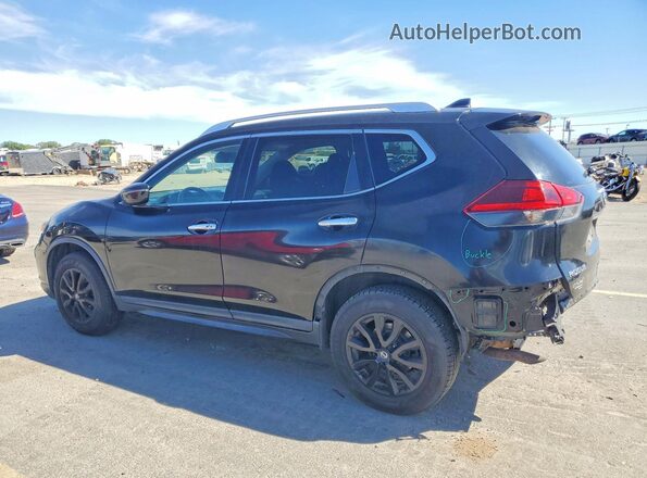 KNMAT2MV4KP507314 2019 NISSAN ROGUE Черный Задняя левая четверть