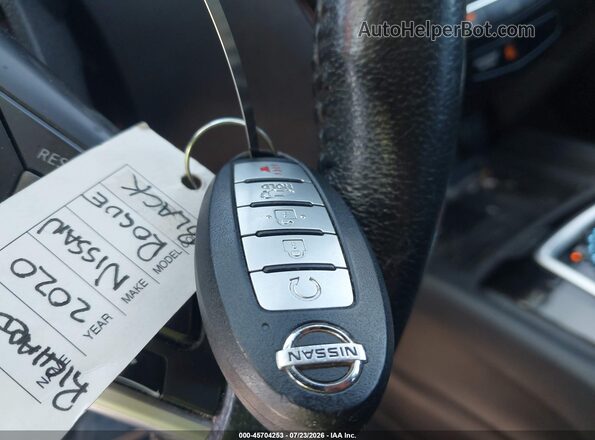 KNMAT2MV4LP502308 2020 NISSAN ROGUE Black Dashboard view