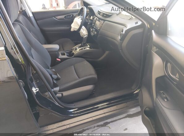 KNMAT2MV4LP507959 2020 NISSAN ROGUE Black Widok wnętrza z przodu
