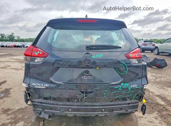 KNMAT2MV4LP522123 2020 NISSAN ROGUE Black Հետևի տեսք