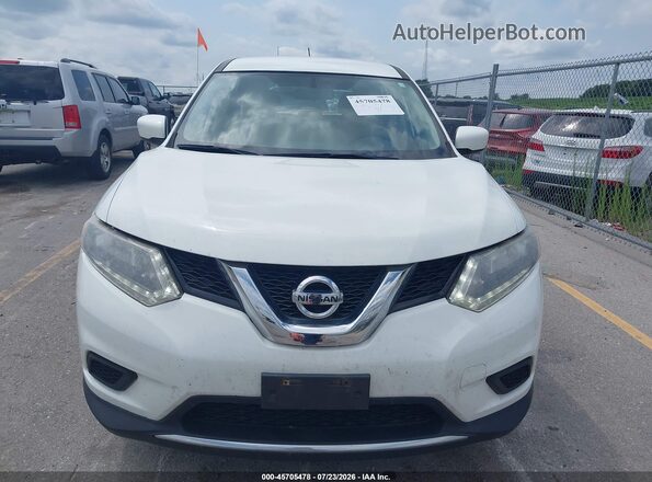 KNMAT2MV5GP603153 2016 NISSAN ROGUE White Դիմացի տեսք