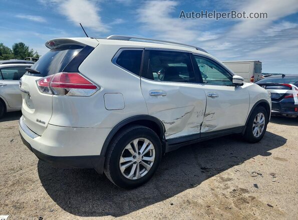 KNMAT2MV5GP623998 2016 NISSAN ROGUE Белый Задняя правая четверть