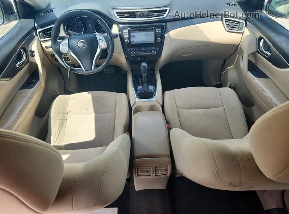 KNMAT2MV5GP623998 2016 NISSAN ROGUE Белый Вид панели приборов