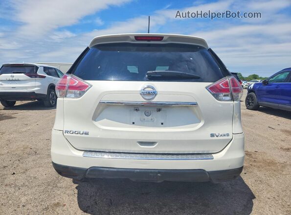 KNMAT2MV5GP623998 2016 NISSAN ROGUE Белый Вид сзади