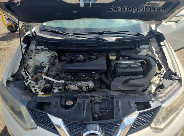 KNMAT2MV5GP623998 2016 NISSAN ROGUE Белый Вид подкапотного пространства