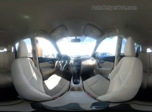 KNMAT2MV5GP623998 2016 NISSAN ROGUE Белый Панорамный вид салона 360°