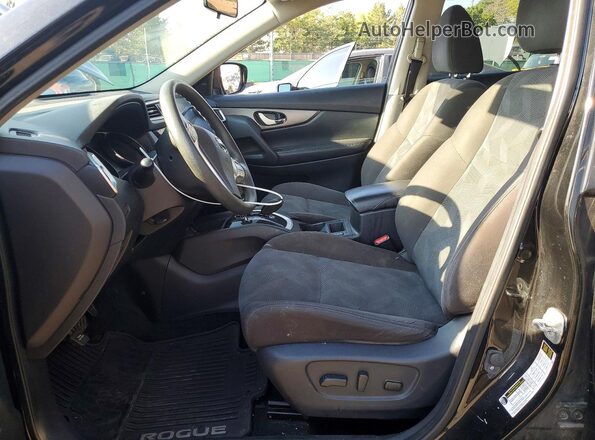 KNMAT2MV5GP628635 2016 NISSAN ROGUE Black Vista interior delantera
