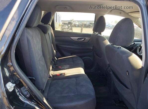 KNMAT2MV5GP628635 2016 NISSAN ROGUE Black Vista de los asientos traseros