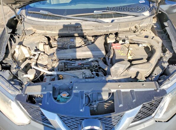 KNMAT2MV5GP628635 2016 NISSAN ROGUE Black Vista interior trasera