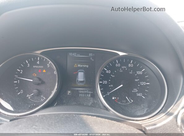 KNMAT2MV5GP629140 2016 NISSAN ROGUE Silver Widok tylnych siedzeń