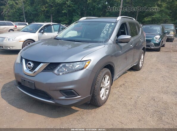 KNMAT2MV5GP629140 2016 NISSAN ROGUE Silver Przód lewy