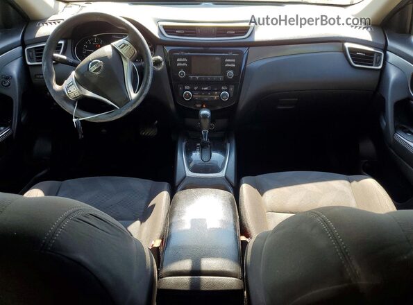 KNMAT2MV5GP657357 2016 NISSAN ROGUE Gray Dashboard view