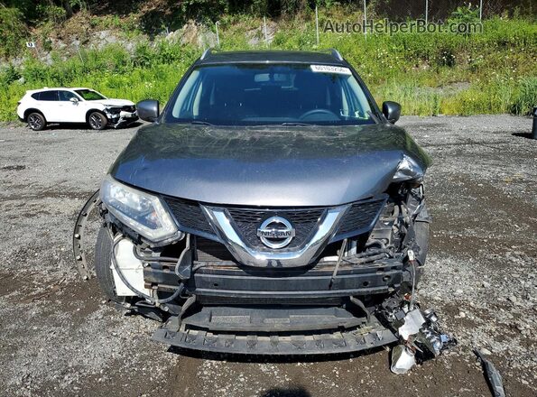 KNMAT2MV5GP657357 2016 NISSAN ROGUE Gray Front view
