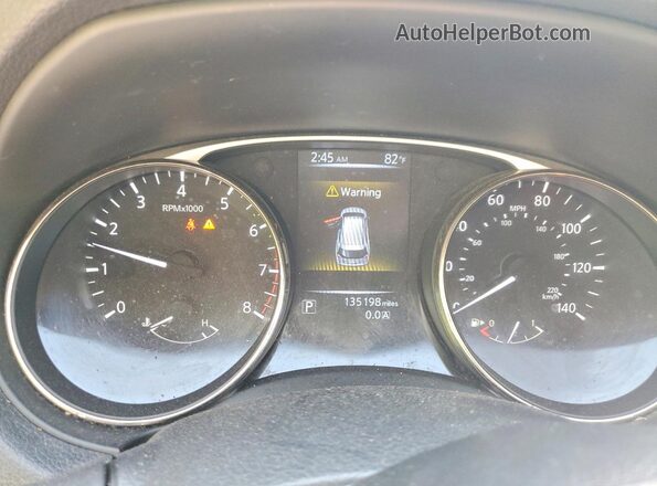 KNMAT2MV5GP657357 2016 NISSAN ROGUE Gray Instrument cluster view